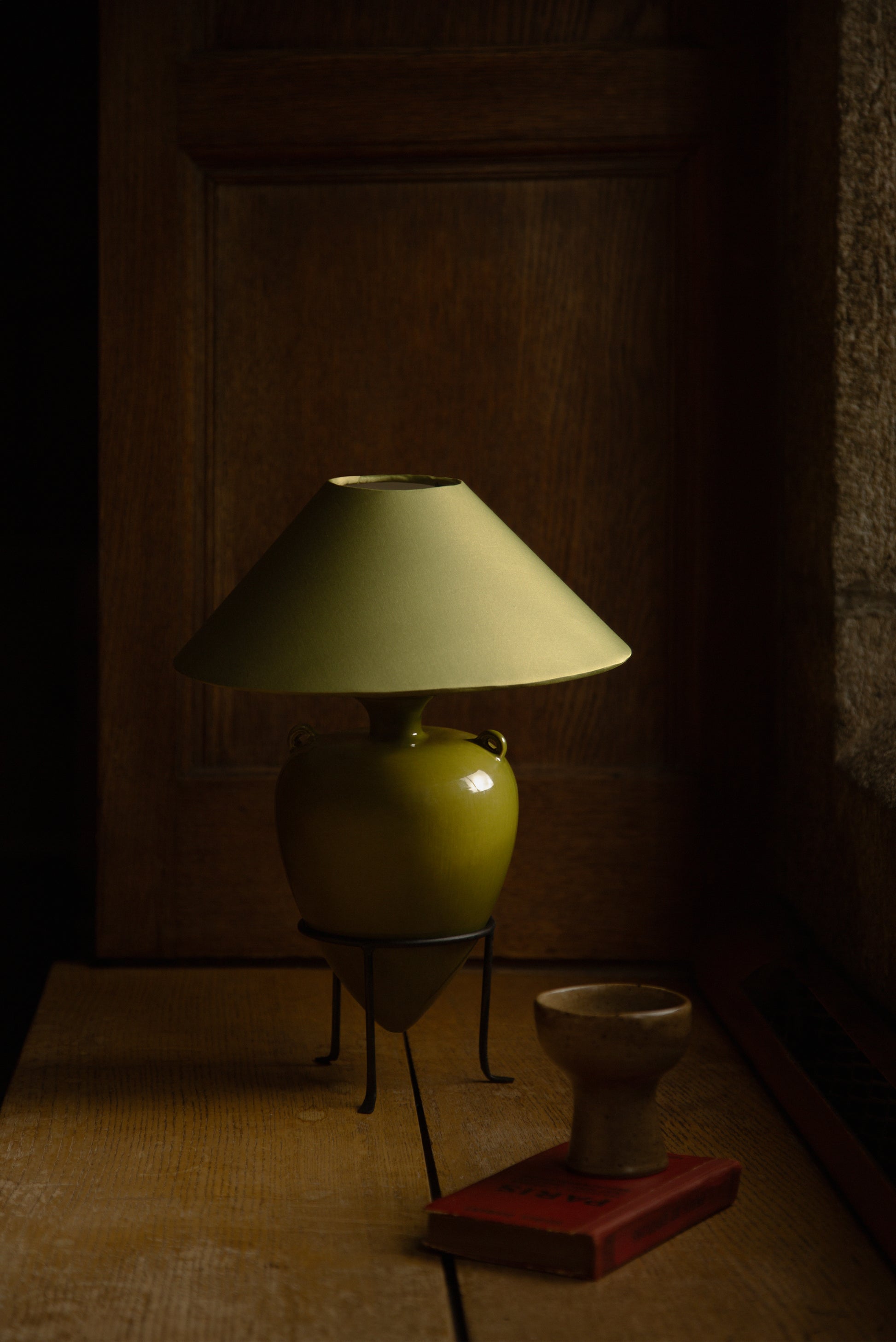 Vittoria Table Lamp in Chartreuse - chartreuse