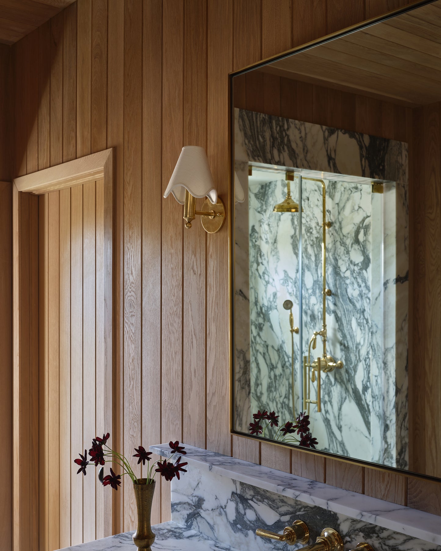 Posy Sconce in linen -linen