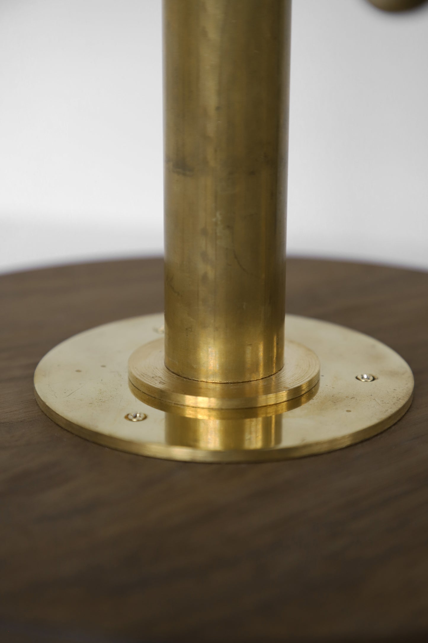 Willow Table Lamp in cream & chocolate -cream & chcoolate