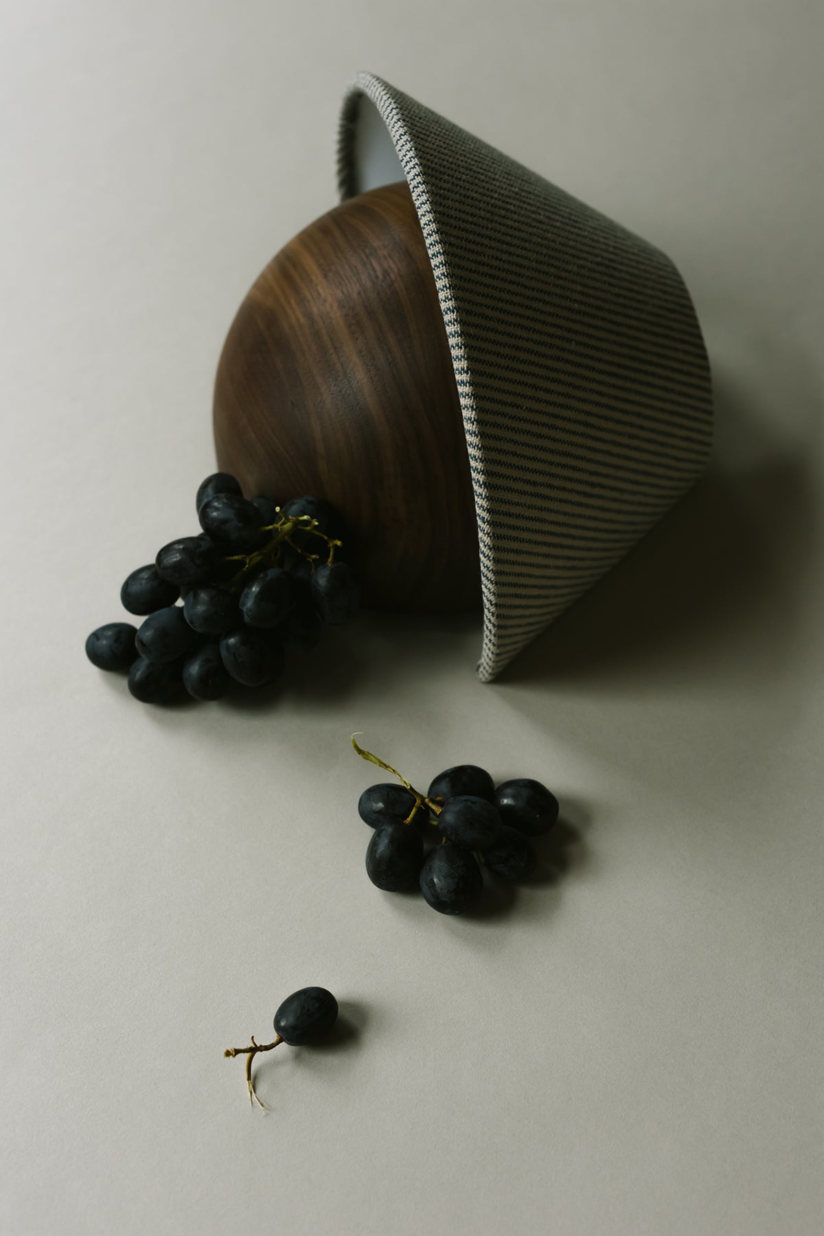 Hawthorne Sconce in natural and indigo pinstripe -natural and indigo pinstripe