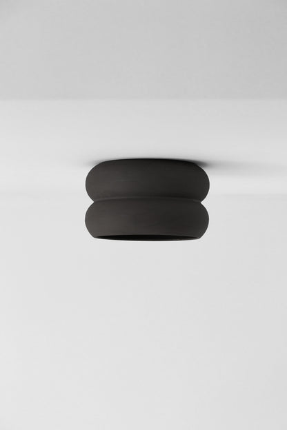 Cherub flush mount in chocolate -chocolate