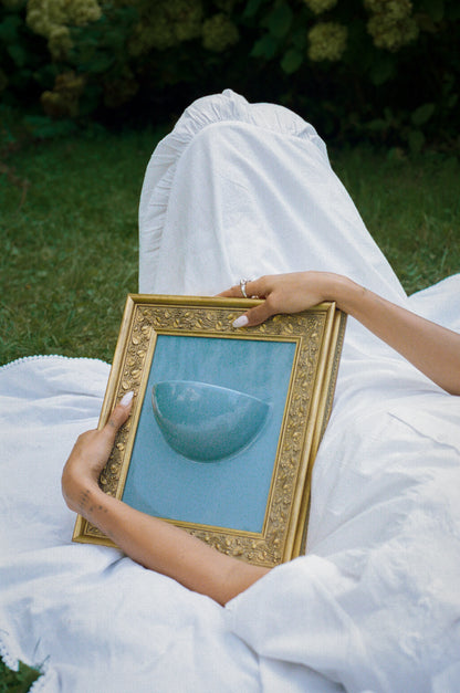 Clea Sconce in French Blue -french blue