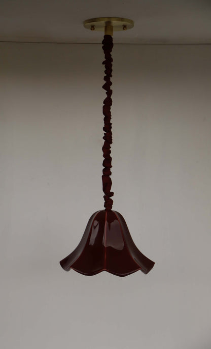 Jean Pendant in Garnet -garnet