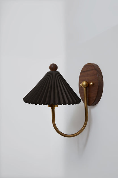 Prairie Sconce in chocolate -chocolate