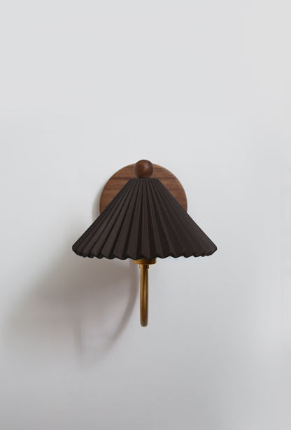 Prairie Sconce in chocolate -chocolate