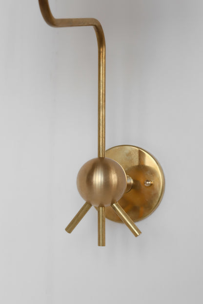 Iris Sconce in cream -cream