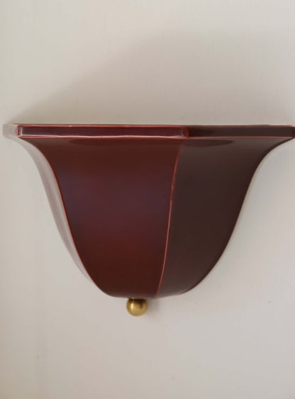 Maeve Sconce in Garnet -garnet