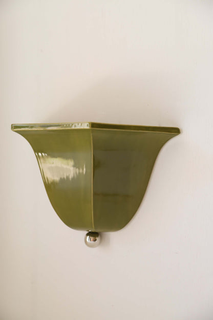 Maeve Sconce in Olive -olive