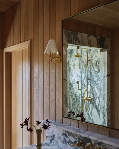 Posy Sconce in linen -linen