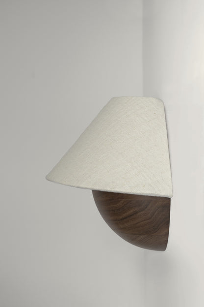 Hawthorne Sconce in cream -cream