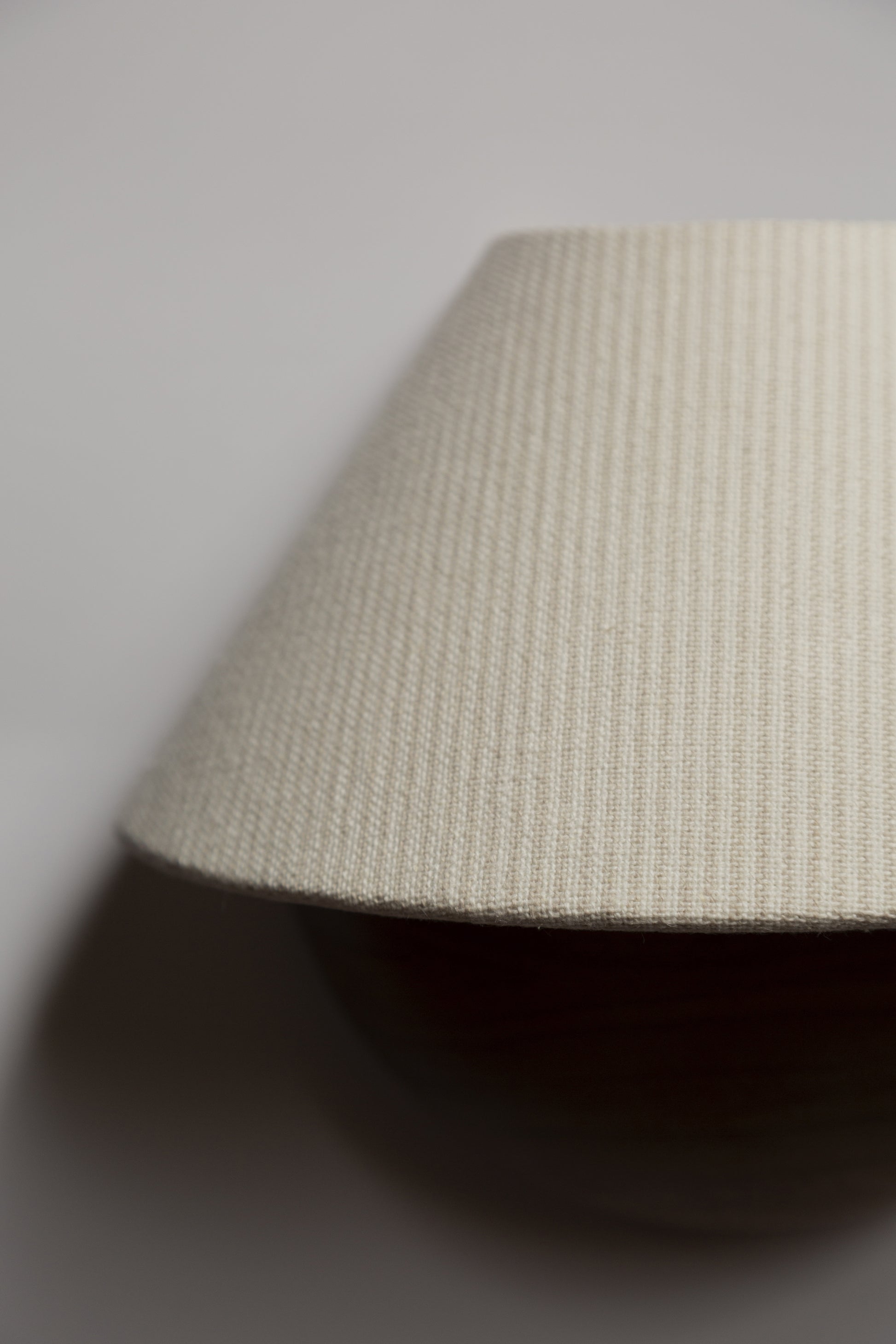 Hawthorne Sconce in natural and cream pinstripe -natural and cream pinstripe