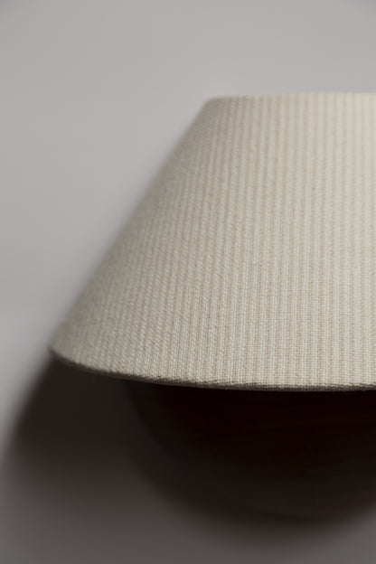 Hawthorne Sconce in natural and cream pinstripe -natural and cream pinstripe