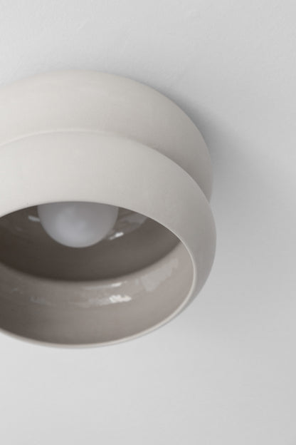 Cherub flush mount in cloud -cloud