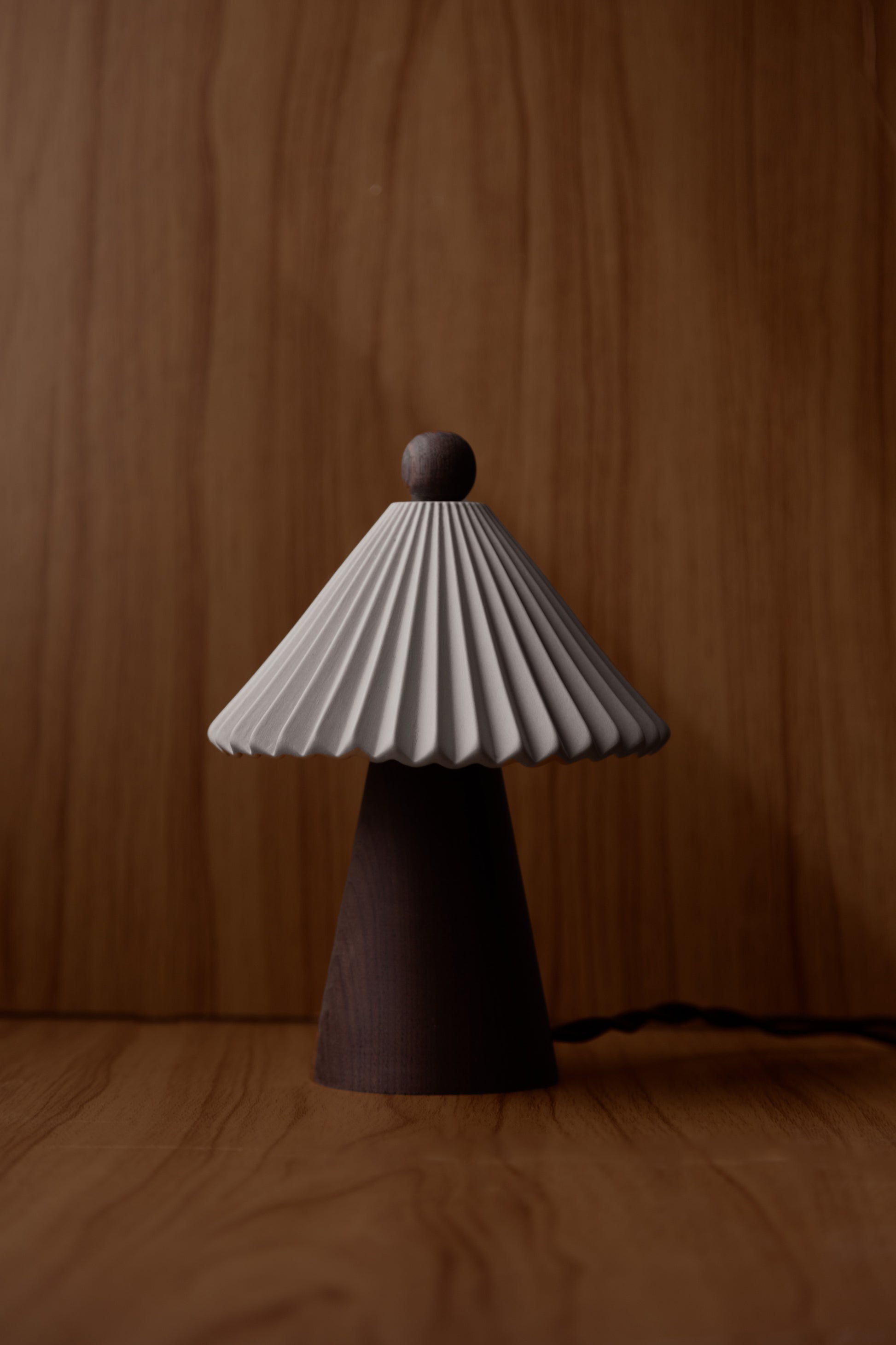 Mini Prairie Table Lamp in cloud -cloud