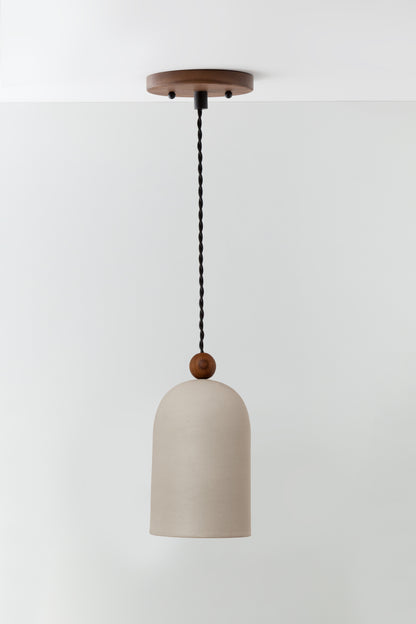 Pebble Pendant in sand -sand