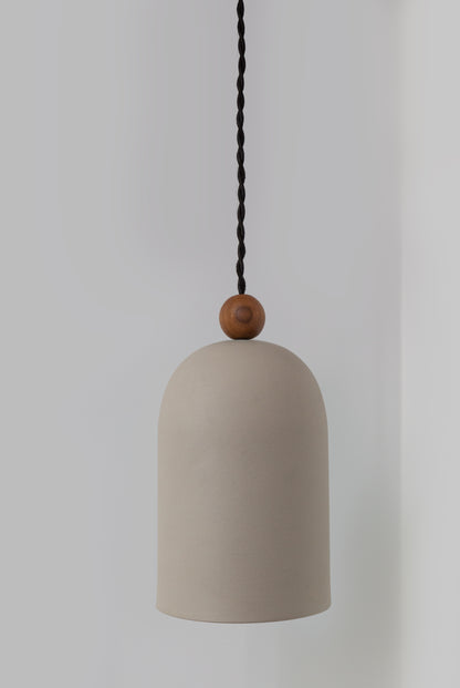 Pebble Pendant in sand -sand
