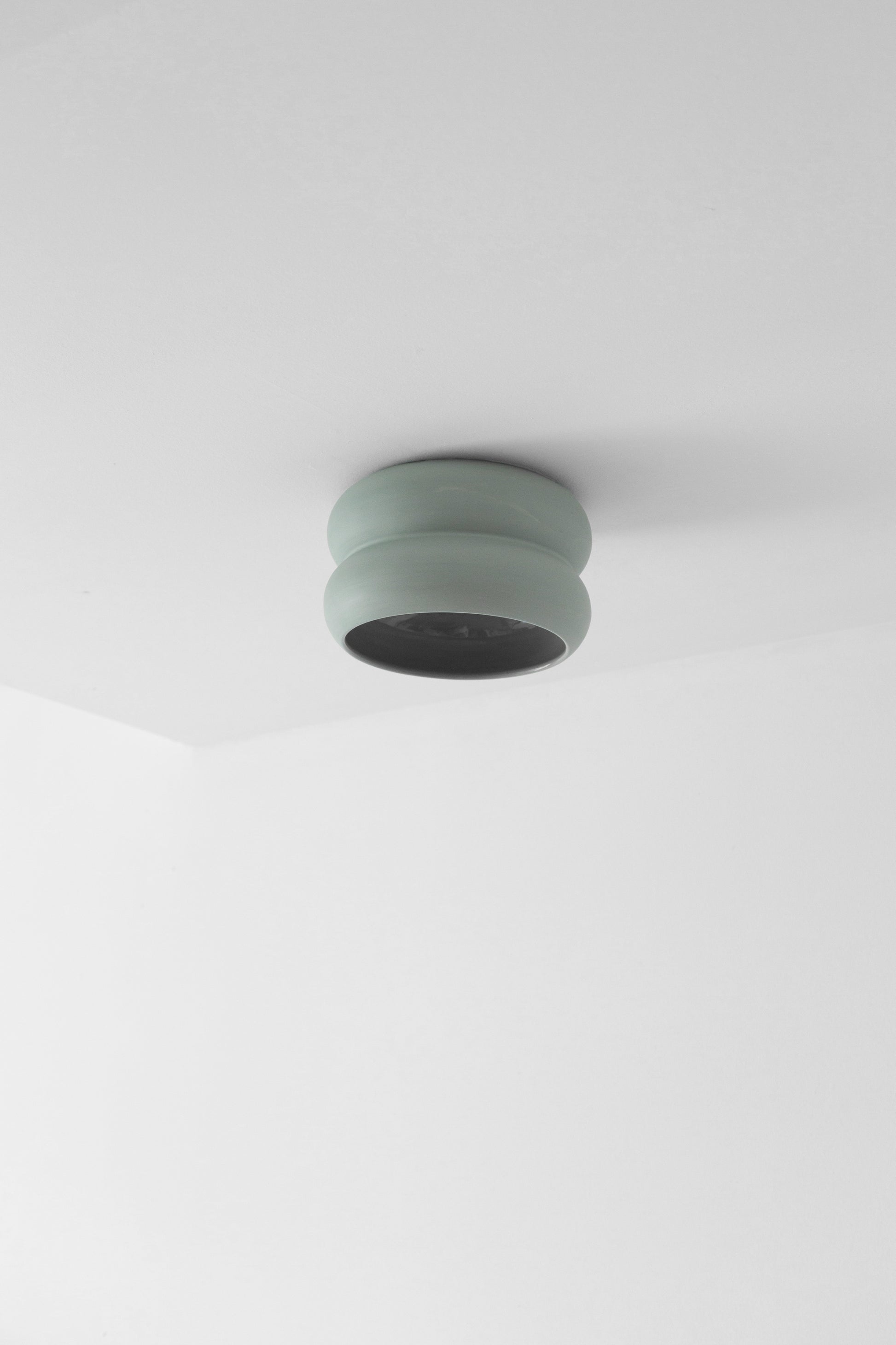 Cherub flush mount in sage -sage