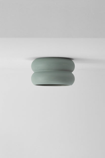 Cherub flush mount in sage -sage