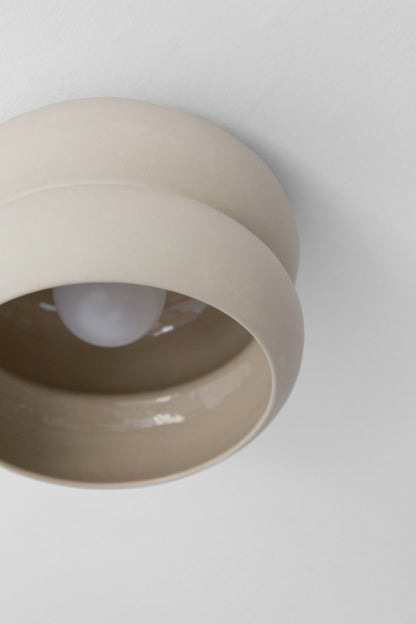 Cherub flush mount in sand -sand
