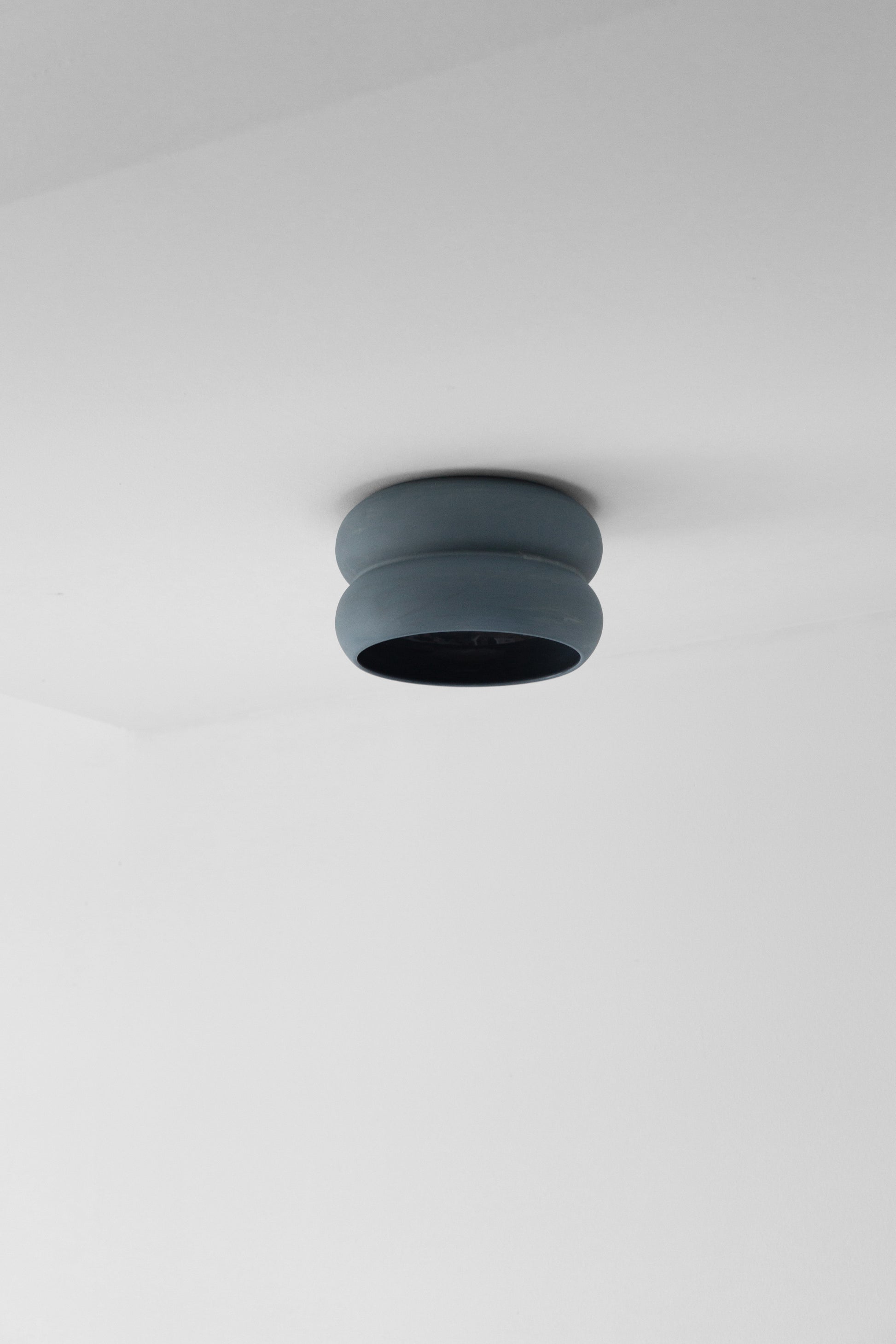 Cherub flush mount in storm -storm