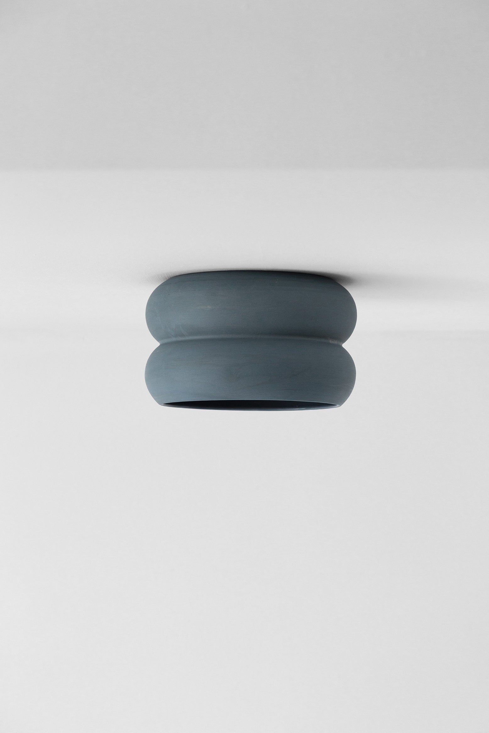Cherub flush mount in storm -storm